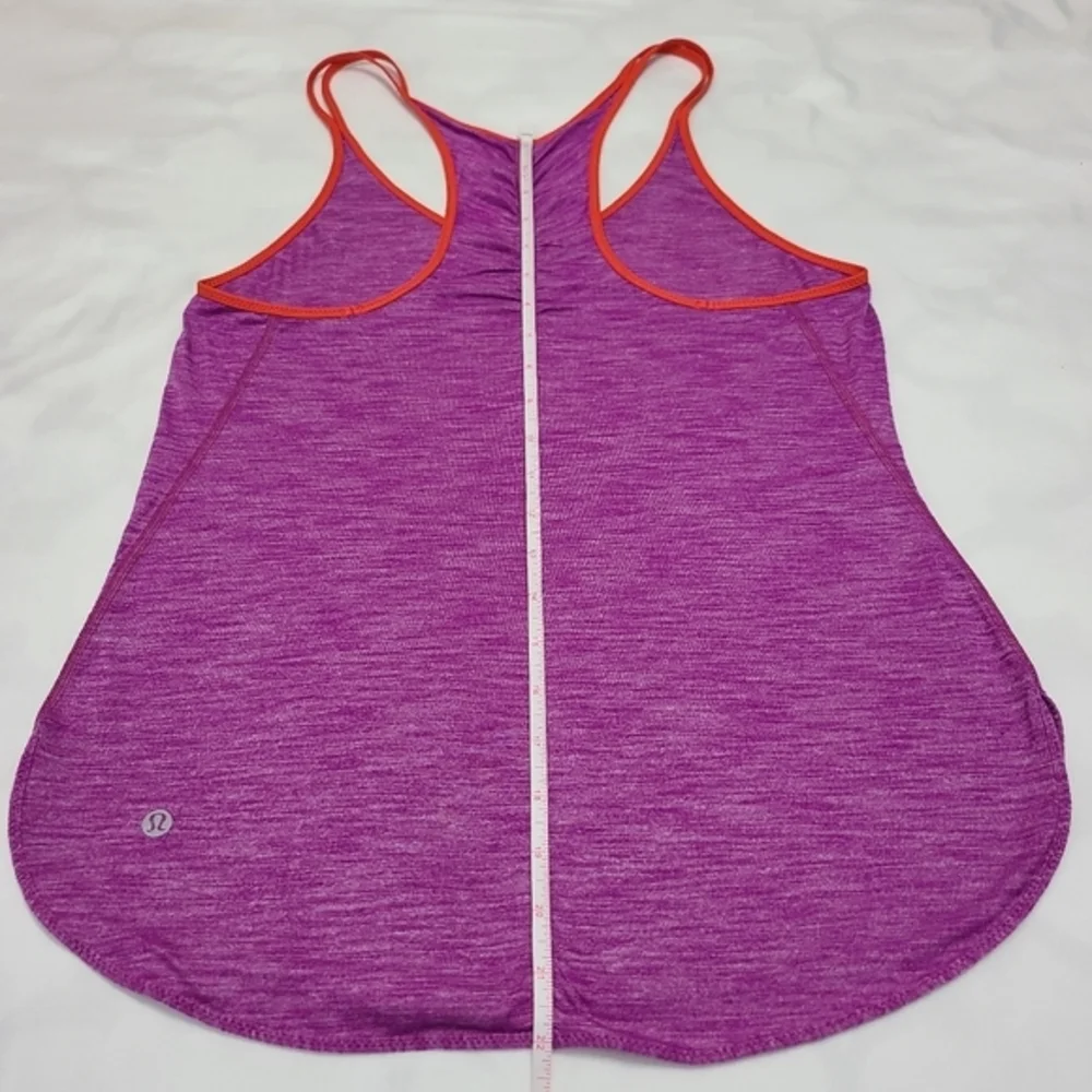 Lululemon‎ What The Sport Singlet II Heathered Ultra Violet Alarming Size 10
